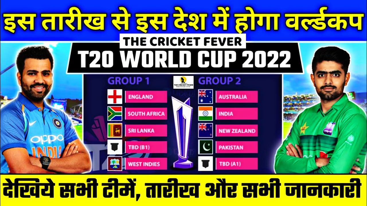 ICC T20 world cup 2022 schedule (आईसीसी वर्ल्ड कप t20 2022 शेड्यूल)