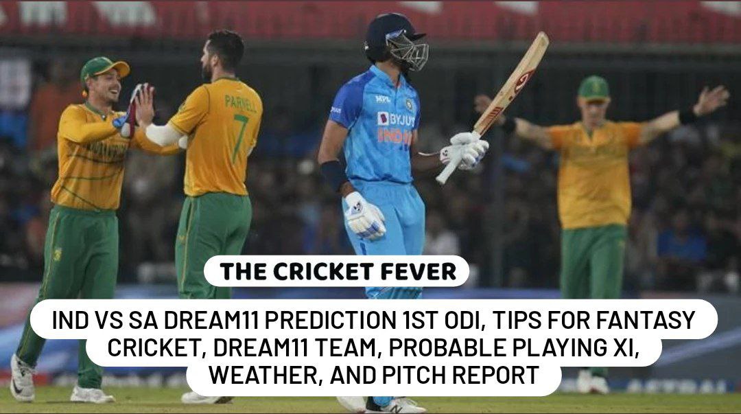 IND vs SA Dream11 Prediction 1st ODI