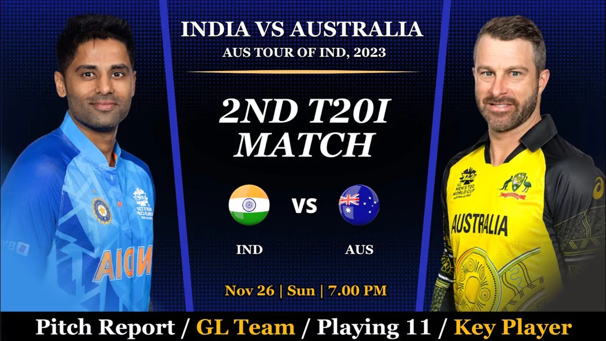 AUS vs IND 2nd T20 Dream11 Prediction